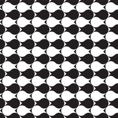 Seamless circle intersect pattern abstract geometric background