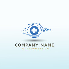 Fototapeta premium Logo for a healthcare tech start up