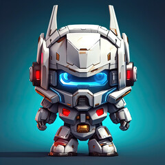 Fototapeta premium Cute creatures illustration. Generative AI.