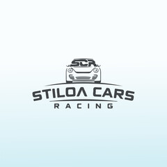 Obraz premium Cars Racing SC letter vector logo design
