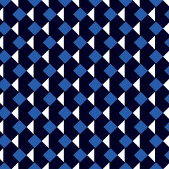 Seamless abstract pattern with colorful shapes Geometrical retro template for fabric, background, surface design, packaging Vector illustration