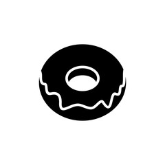 Donut icon vector. doughnut icon. donut logo
