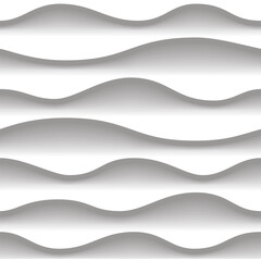 Texture 3d waves geometric white background cover wallpaper background