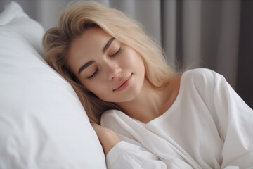 Fototapeta premium The Importance of Sleep AI Generated