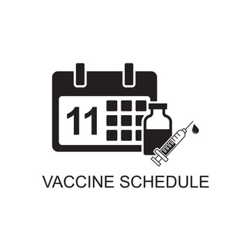 Vaccine Schedule Icon , Pharmacy Icon