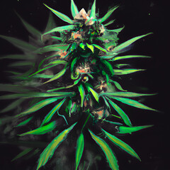 Fototapeta premium Flower background