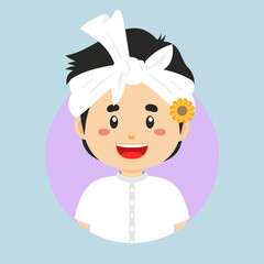 Avatar of a Bali Indonesian Character