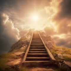 Stairs leading to heaven
