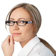 Portrait of a Young Businesswoman