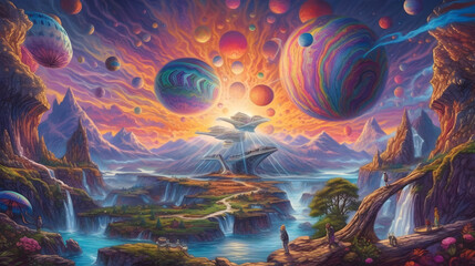 未知の惑星の旅 No.035 | Journey to an Unknown Planet Generative AI