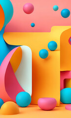 vertical abstract background summer colors
