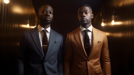 portrait of two men