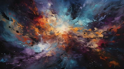 Obraz na płótnie Canvas 宇宙の星々 No.018 | Stars of the Universe Generative AI