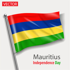 Mauritius country flag independence day