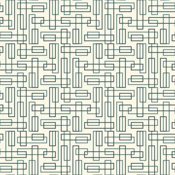 Overlapping rectangulars background. Seamless pattern with overlay geometric figures. Contemporary linear ornament.