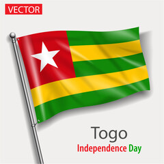 Togo country flag independence day