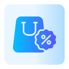 discount gradient icon