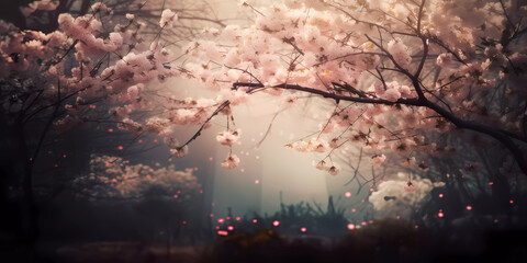Cherry blossom sakura background