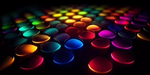 Background of colorful lights