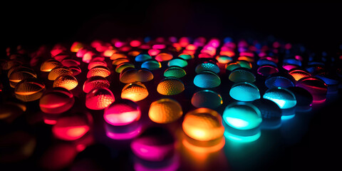 Background of colorful lights