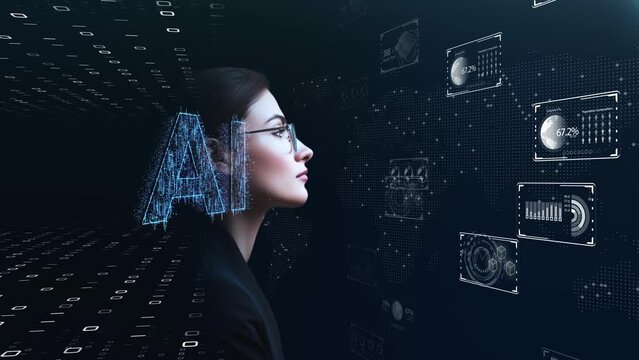 デジタルクラウド化によるデジタルトランスフォーメーションのイメージ　サイバーセキュリティコンセプ