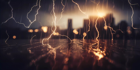 Electrical sparks and tiny lightning