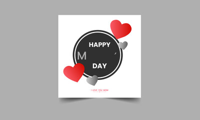 Mothers day for woman and child love you mum message