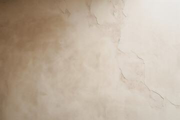 Stucco Texture Wall, Decorative Beige Plaster Wall Generative AI