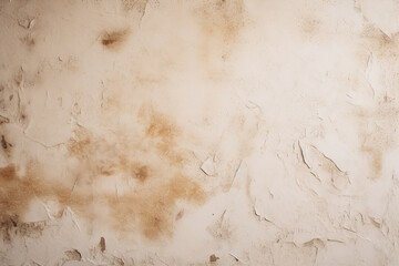 Pattern Plaster White Texture, Wall Stucco Beige Generative AI