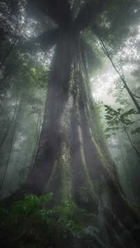 morning in the forest