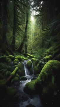 waterfall in the forest