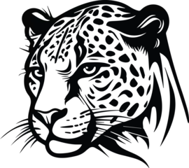 Foto op Plexiglas Jaguar Logo Monochrome Design Style  © FileSource