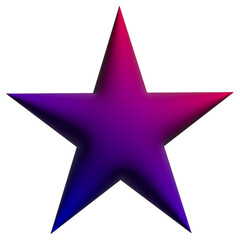 purple star on a white background