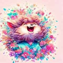 retro images of cats
Created using generative AI tools