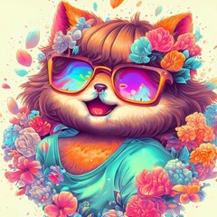 retro images of cats
Created using generative AI tools