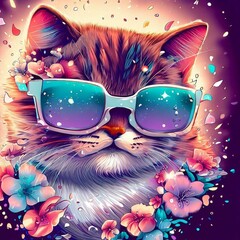 retro images of cats
Created using generative AI tools