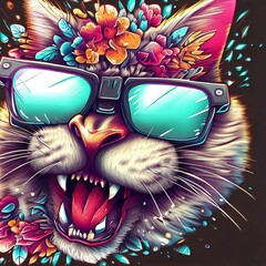 retro images of cats
Created using generative AI tools