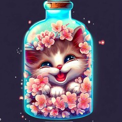 retro images of cats
Created using generative AI tools