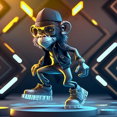 Mascot Character Monkey