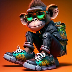 Mascot Character Monkey
