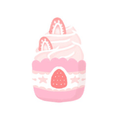 strawberry cupcake