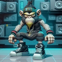 Mascot Character Monkey