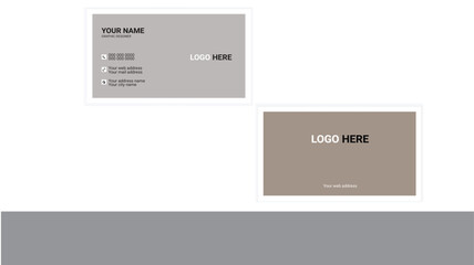  Double-sided creative business card template. Portrait and landscape orientation. Horizontal and vertical layout. Vector illustration.