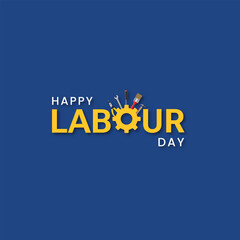 Labor Day Social Media Post Design