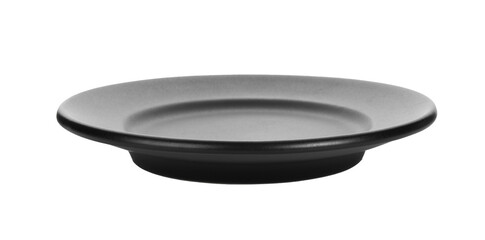 black plate on transparent png