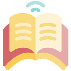 online education flat icon