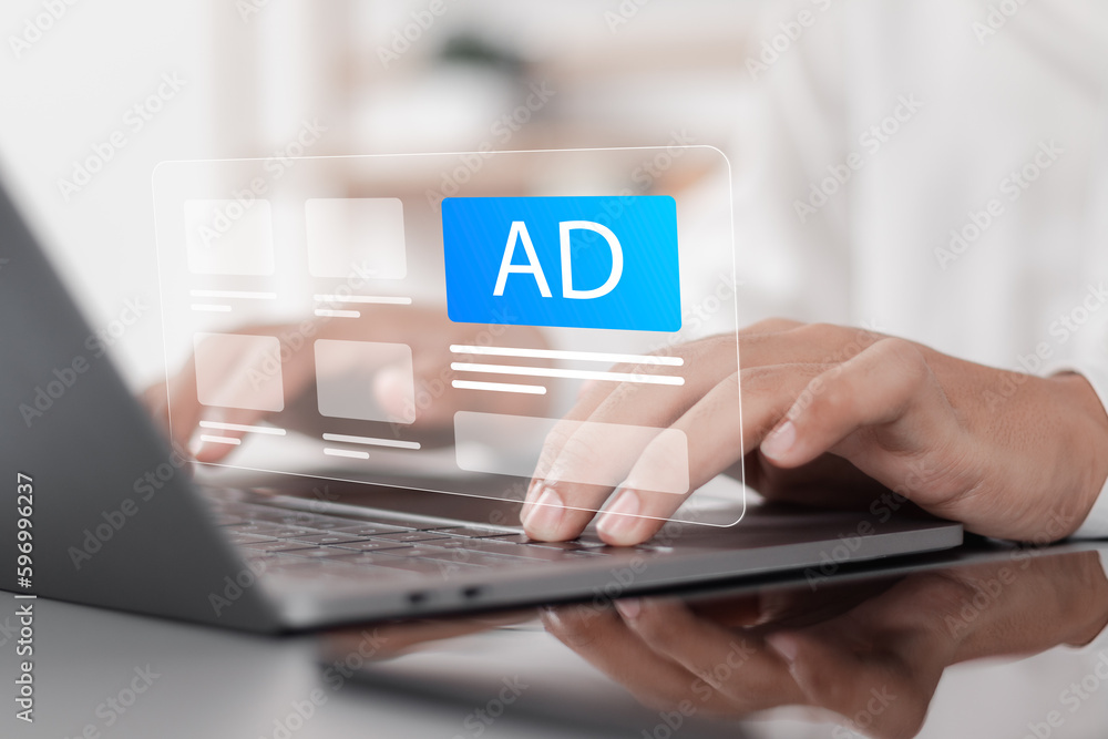 Poster websites with inbound ads to optimize click through rates. digital marketing and online advertising 