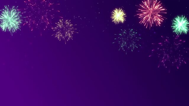 Festival fireworks backdrop video for diwali