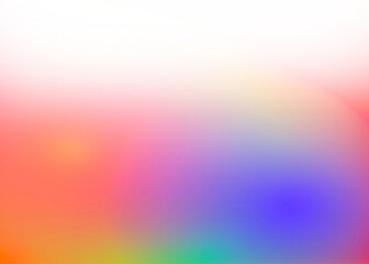 Obraz premium beautiful gradation color light effect with transparent background