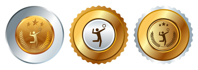 Volley ball figure jump championship competition tournament beach ball sport medal medallion gold golden